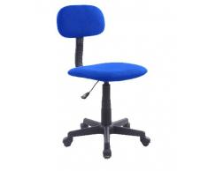 Silla de oficina giratoria con gas Bart Azul