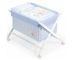 Interbaby Vestidura Minicuna Madera Love Azul