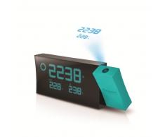 Reloj proyector con previsión meteorologica Oregon Azul BAR-223