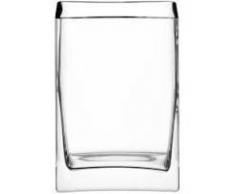 Lsa Flower Rectangular Bunch florero H22cm Clear
