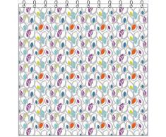 Sorema Leaves Cortina baño 180x200cm Multicolor