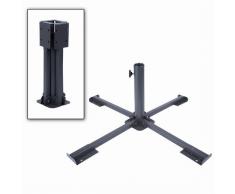 Pie de sombrilla 1/2 anthracite 83 x 83 x 31
