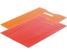 Kuhn Rikon Set 2 tablas cortar naranja/rojo