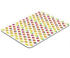 Pebbly Tabla rectangular para cortar de cristal Cup Cake