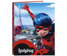 Safta Carpeta Folio 4 Anillas Mixtas Lady Bug