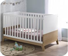 Cuna evolutiva ALOA 70x140 Blanca y Madera