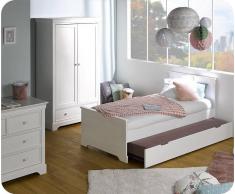Cama nido juvenil 90x200cm Mel Blanca