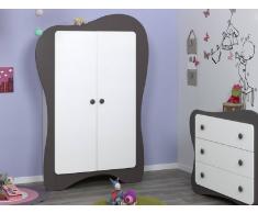 Armario bebé IRIS 2 puertas Chocolate
