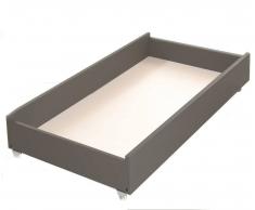 Cajón de Cuna, madera maciza, Gris Antracita
