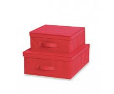 JOCCA Caja Almacenaje Tnt Rojo 33x40x18 Cm.