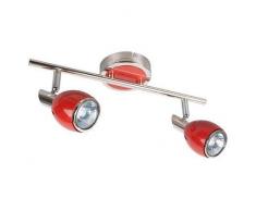 Corep Fifties Barra 2 Focos Rojo