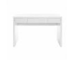 Blanco Escritorio de diseño blanco lacado LACY - Miliboo