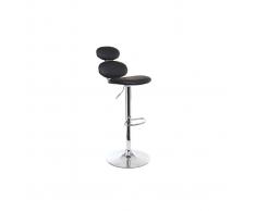 Taburete de bar diseño negro STONE - Miliboo