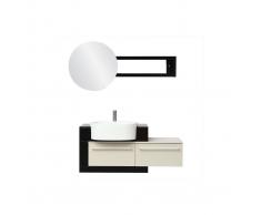 Mueble de baño: lavabo, armario y espejo MARLO - Miliboo