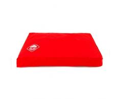 TK Pet Funda roja de cama viscoelástica tipo colchón TK-Pet Woof