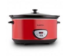 klarstein Bankett Olla lenta digital 6,5 Litros 320 W rojo