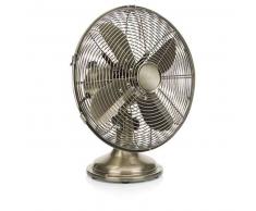 Tristar Ventilador de mesa retro VE-5974 35 W 30 cm bronce