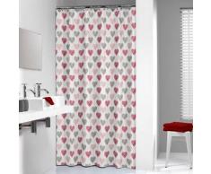 Sealskin cortina de ducha 180 cm modelo Amor 235241359 (Roja)