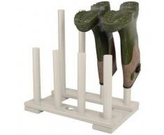 Esschert Design Zapatero blanco para botas, CF48W