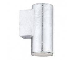 EGLO Lámpara de pared exterior Riga 4 3 W 15 cm plata 30908