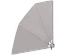 VidaXL Toldo lateral plegable para el patio, 210 x cm, crema