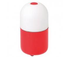 SMOOZ Bean lámpara de mesa/de noche roja con LED 4508001