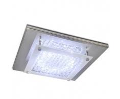 VidaXL Lámpara de techo rectangular interior con adornos cristal