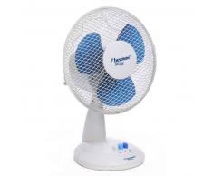 Bestron Ventilador de mesa DFT27W, 27 m, 20 W, Blanco