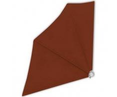 VidaXL Toldo lateral plegable para el patio, 140 x cm, terracota