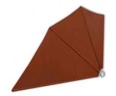 VidaXL Toldo lateral plegable para el patio, 160 x 240 cm, terracota