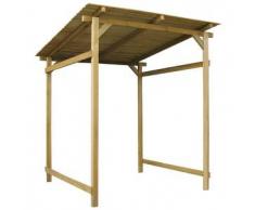 VidaXL Cobertizo de almacenamiento madera para jardín 180 x 200 cm