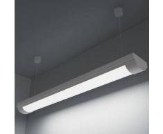 VidaXL Lámpara LED colgante de techo, color blanco frío, 14 W con accesorios