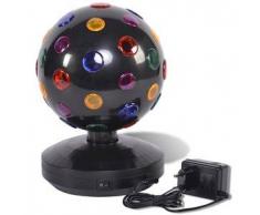 Party Fun Lights Mini bola discoteca giratoria, marca