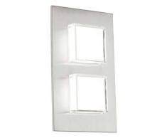 EGLO Aplique de pared LED exterior Pias 2,5 W plateado 93365