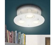 VidaXL Lámpara LED Redonda de Techo con 3 Bombillas