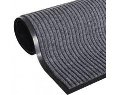 VidaXL Alfombra de entrada PVC gris, 180 x 240 cm
