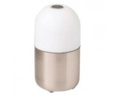 SMOOZ Bean lámpara de mesa/de noche con LED acero cepillado 4505601