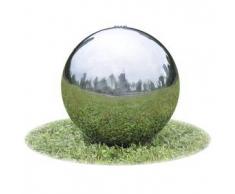 VidaXL Fuente decorativa de tipo bola con leds para jardín