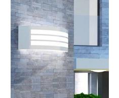 VidaXL Lámpara de pared para exteriores acero inoxidable