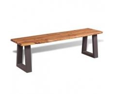 VidaXL Banco de madera acacia sólida 145 cm