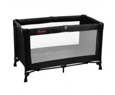 Baninni Cuna de viaje Nido negra 80x66x126 cm BNBT006-BK