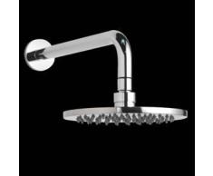 hudson reed Alcachofa de Ducha de Redonda 200mm con Brazo de Ducha