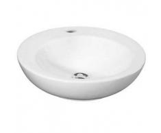 hudson reed Lavabo Sobre Encimera Moderno Cerámica 46cm Redondo