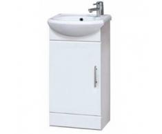 hudson reed Mueble de Lavabo Minimalista con Lavabo Integrado de 400x810x290mm