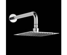 hudson reed Alcachofa de Ducha Cuadrada 200 x 200mm con Brazo