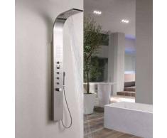 hudson reed Panel de Ducha Termostático Multifunción con Alcachofa a Lluvia y Cascada - Niagra