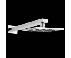 hudson reed Alcachofa de Ducha Cuadrada 200 x 200mm con Brazo
