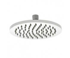 hudson reed Alcachofa de Ducha Redonda Orientable de 200mm Acero Inoxidable