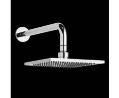 hudson reed Alcachofa de Ducha Cuadrada 200 x 200mm con Brazo