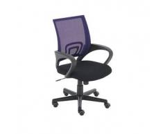 CLP Silla de escritorio GENIUS plastico lila altura regulable 40 - 52 cm